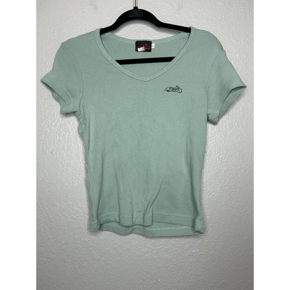 Y2K Easyriders Motorcycle Baby Tee Women’s Large Cotton USA Arizona‎